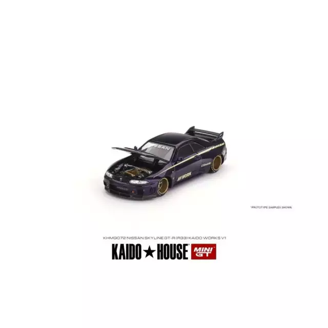 Mini GT - MGTKHMG072 - 1/64 NISSAN SKYLINE GT-R (R33) KAIDO WORKS V1