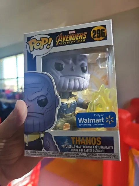 Thanos Action Pose Funko Pop Marvel Avengers Infinity War Walmart Exclusive 296