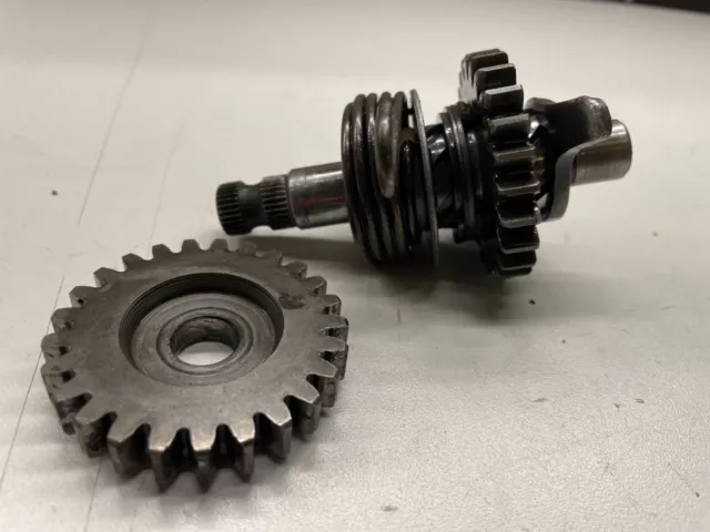 1974-79 Yamaha YZ80 Kickstart Kick Start Kickstarter Shaft Spindle Gear Ratchet