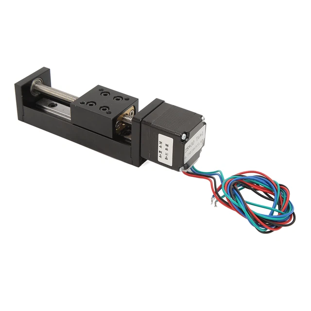 MINI LINEAR RAIL Guide Slide Actuator Stepper Motion Stage 50mm Hub DIY ...