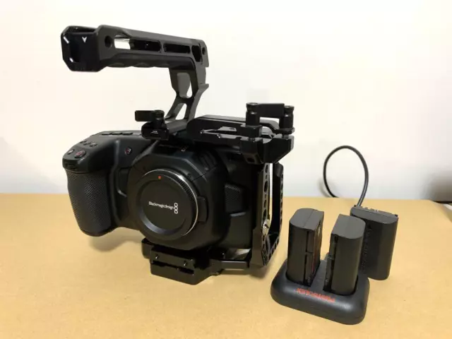 Blackmagic Design Pocket Cinema Camera 4K BMPCC4K with Cage Handle