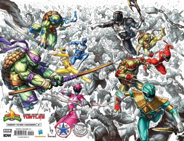 Power Rangers Teenage Mutant Ninja Turtles #1 Quah Ngu Virgin Variant