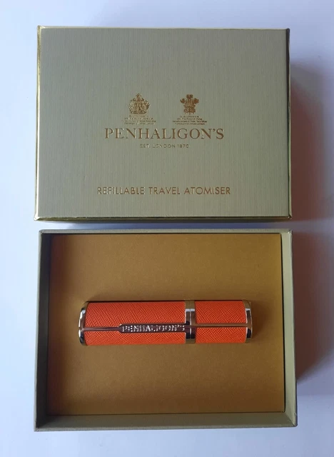 Penhaligon's 5ml refillable travel Atomiser Marmalade colour BN Magnetic closure