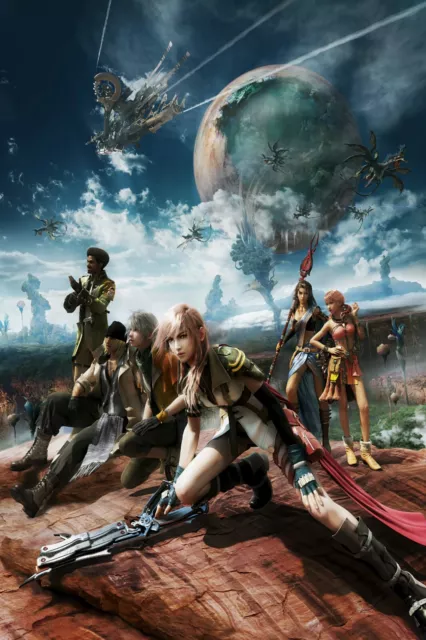 Large Final Fantasy Xiii Video Game Wall Art Painting Picture Print Poster