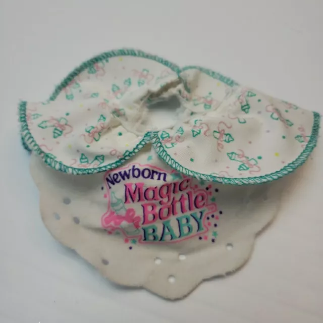 Vintage Newborn Magic Bottle Baby Doll Bib Replacement Tyco Baby Doll Accessory