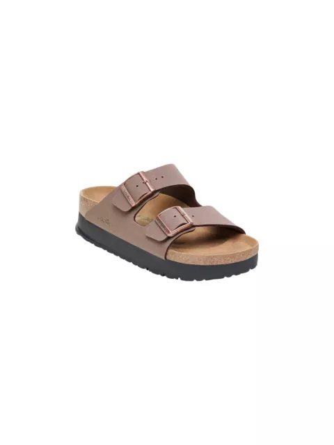 Sandali Birkenstock da donna con tomaia Birko-Flor, colore Mocca Modello: 102...