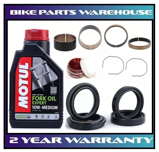 Fork Oil Seal Dust Cover Bushes Kit for Honda XL125 V Varadero 2001-2006