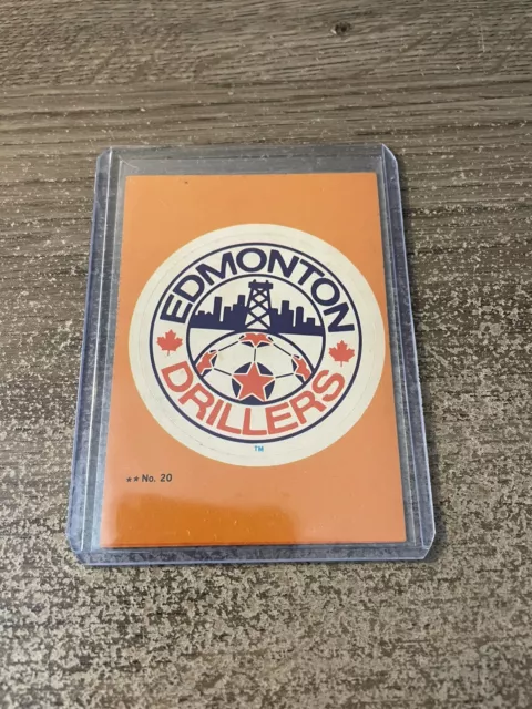 1979 Topps NASL Soccer Stickers Edmonton Drillers #20