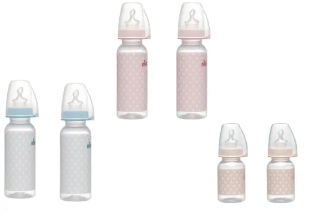 nip® Trendy Babyflasche Standardflasche Classic schmale Form verschiedene Größen