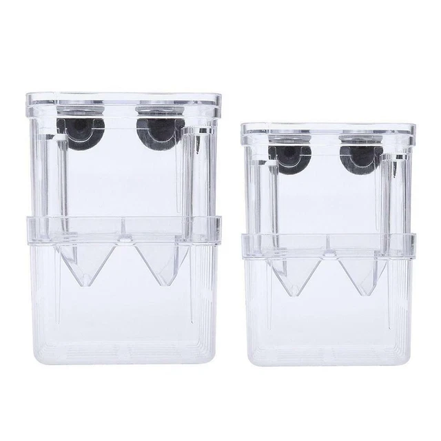 1xFish Breeding Box Shrimp Hatchery Fish Tank Incubator Isolation Tool A8H3
