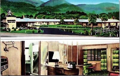 Roanoker Motor Lodge Multi View Roanoke Virginia VA Unposted Postcard