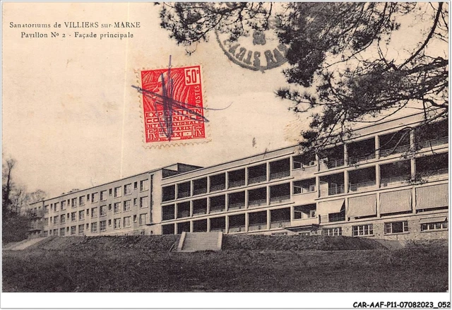 CAR-AAFP11-94-0957 - sanatoriums de VILLIERS-SUR-MARNE - fa�ade princi