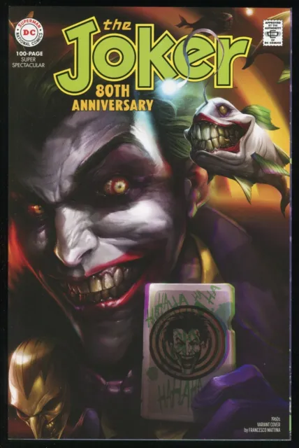The Joker 80th Anniversary Super Spectacular Francesco Mattina Variant Batman DC