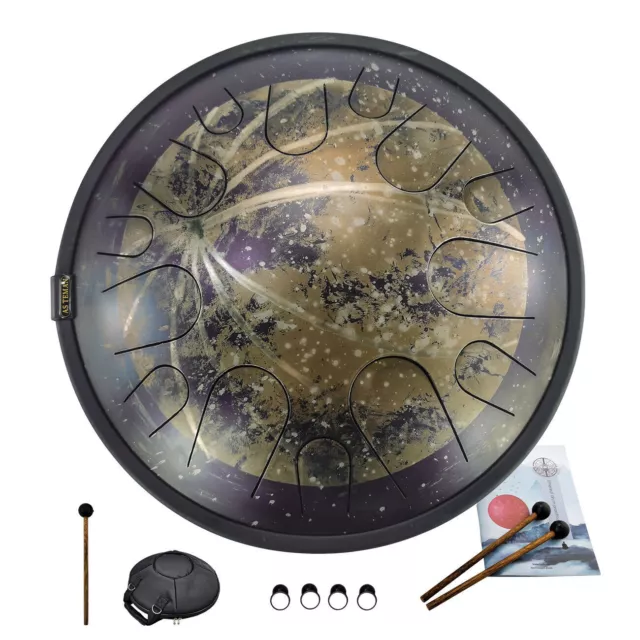 Steel Tongue Drum -Chunfeng 14 Inches 15 Notes D-Major Tank