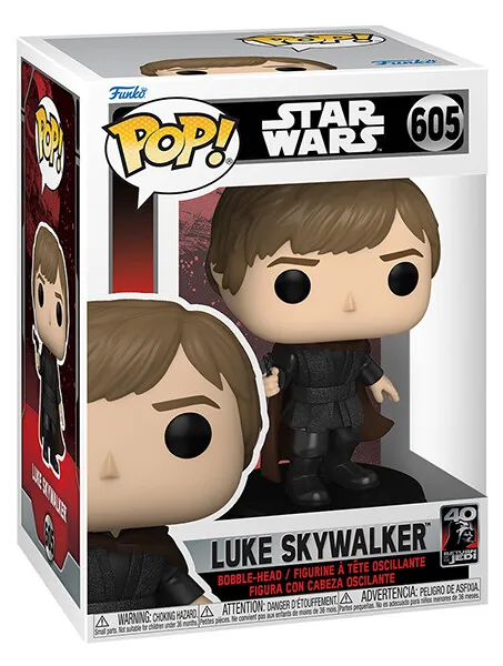 FUNKO POP Star Wars Jedi 40th Luke Skywalker Bobble 605
