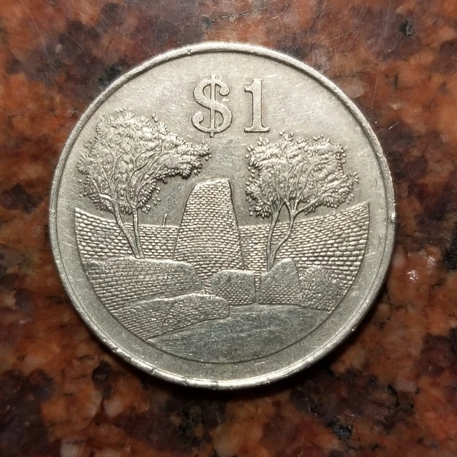 1993 Zimbabwe 1 Dollar Coin - #B2448