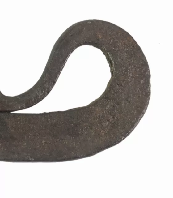 Prehistoric Sammlerstück Eisen Feuer Gegenplatte Handmade Primitive Flint G19-92 2