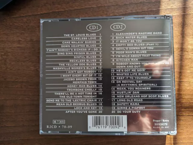 Bessie Smith The Gold Collection 2 CD Fatbox 40 Tracks 1999 Neuwertig 3