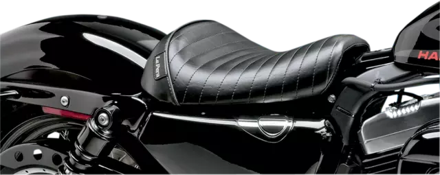 LePera Pleated Bare Bones Solo Seat Harley Sportster XL 04-06, 2010-2020