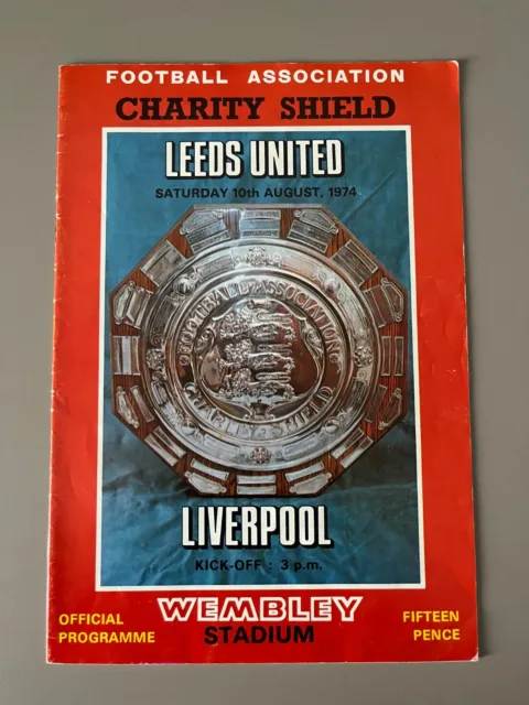 1974 FA Charity Shield - Leeds United vs Liverpool