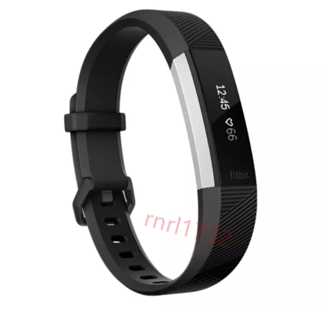 Fitbit Alta HR Fitness Wristband Activity Tracker Black Coral Small / Large Band