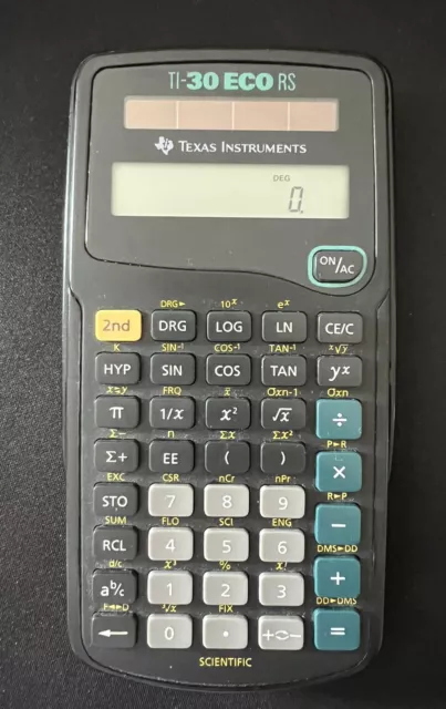 Texas Instruments TI 30 Eco RS Taschenrechner Schule Arbeit Studium Bürotechnik