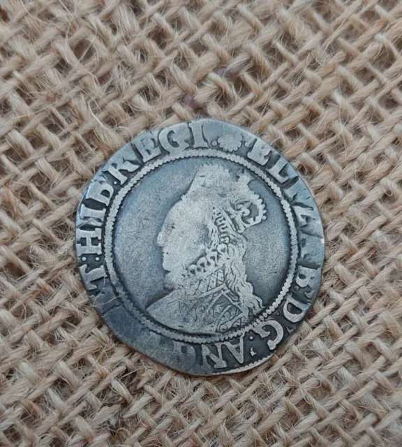 Elizabeth 1 st I shilling silver hammered coin