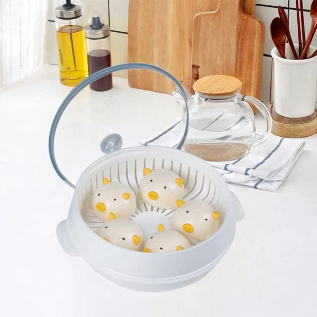 Cuiseur Vapeur Pour Micro-ondes - Récipient Empilable Multifonction - Cuisson Saine Et Rapide