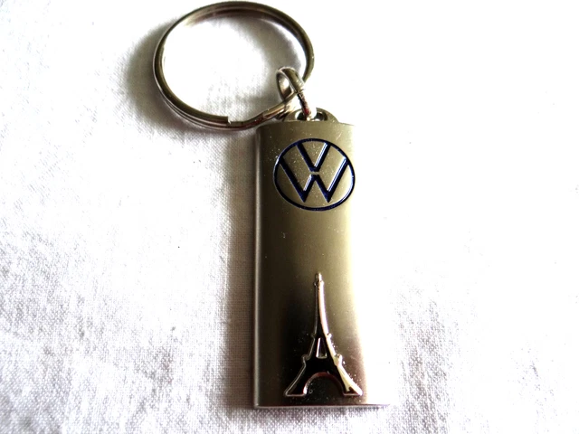 Volkswagen Porte-clés VW New Métal Argenté - Accessoire Original Et Élégant