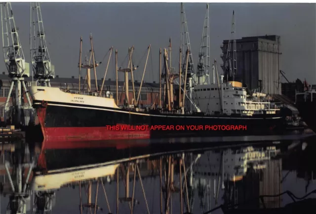 Vintage Cargo Ship Jalapalaka Ex Clan Master 1961 Real Photograph Postcard Size