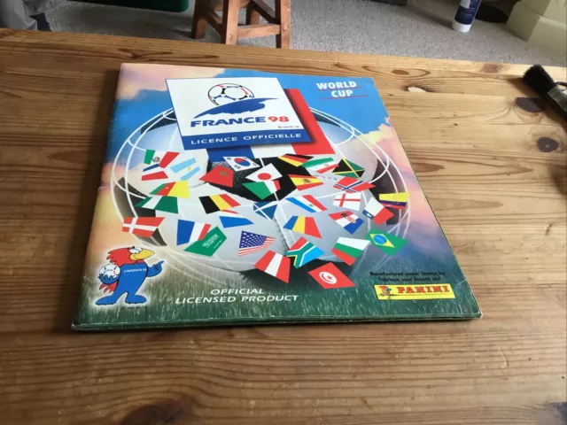 Panini France 98 World Cup Sticker Book 100% Complete