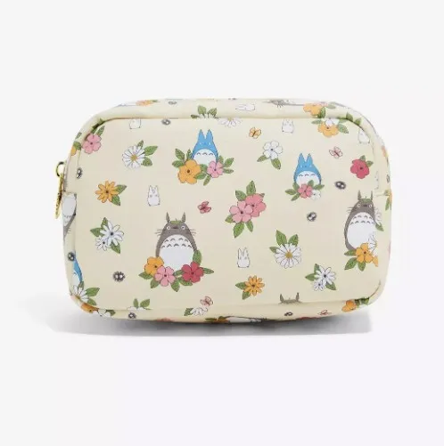 Studio Ghibli My Neighbor Totoro Makeup Bag Cosmetic Bag Travel Bag Case NWT