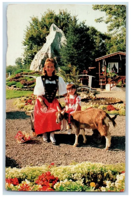 View of Chalet in The Valley Restaurant Millersburg Canton Ohio OH Postcard