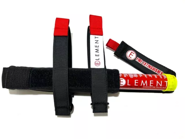 ELEMENT E100 Fire Extinguisher 40100 + Tactical Rollcage Molle Mount