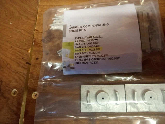 GAUGE 1 TENMILLE products GWR Carriage Bogies £25.00 - PicClick UK