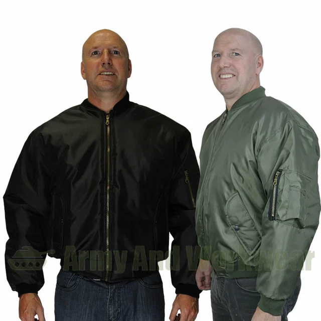 Veste Bomber MA1 Brandit - Nylon, Sécurité, Style Police/aviateur, Noir, Neuve Avec étiquettes