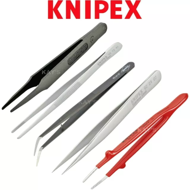Knipex Tweezers For Precise Handling Gripping Of Components Choice Of All Types
