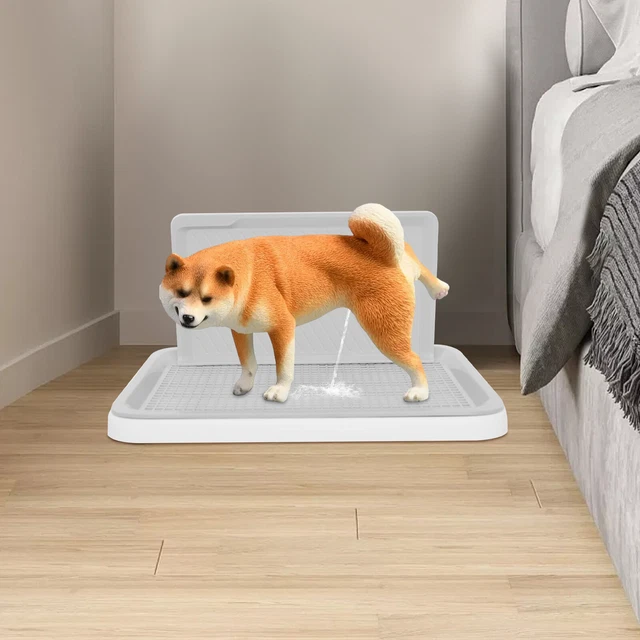 PET PUPPY DOG Loo Pee Training Tray Easy Clean Dog Toilet Potty Tray ...