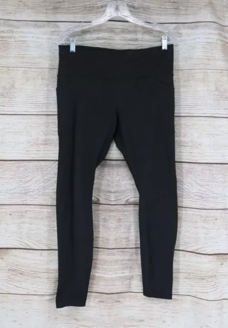 Avia / Color Block Athletic Stretch Leggings Yoga Pants Zip Pocket / Size  XS 0-2