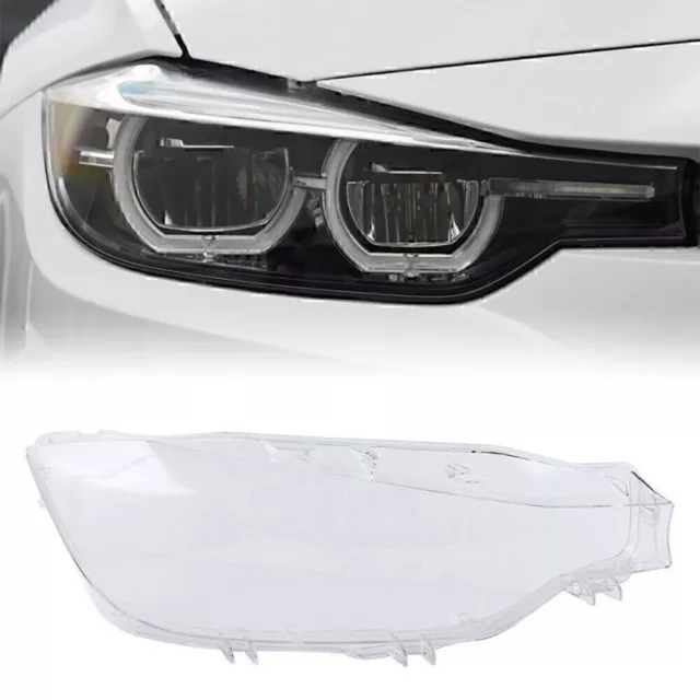 Right Auto Shell Lampshade Headlight Lens Cover For BMW 3 Series F30 F31 16-18