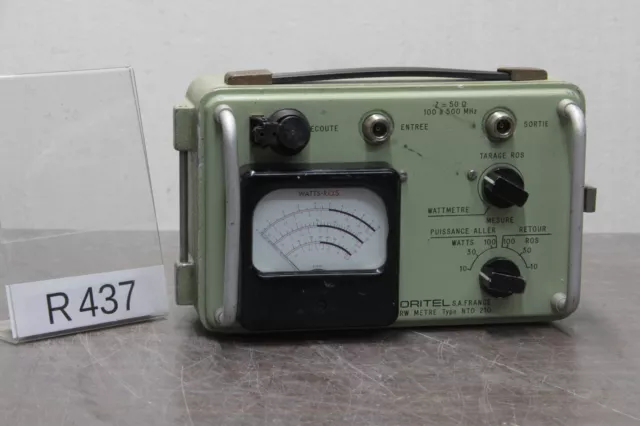 ORITEL NTO210 RF WATTMETER 100 to 500MHz # R437