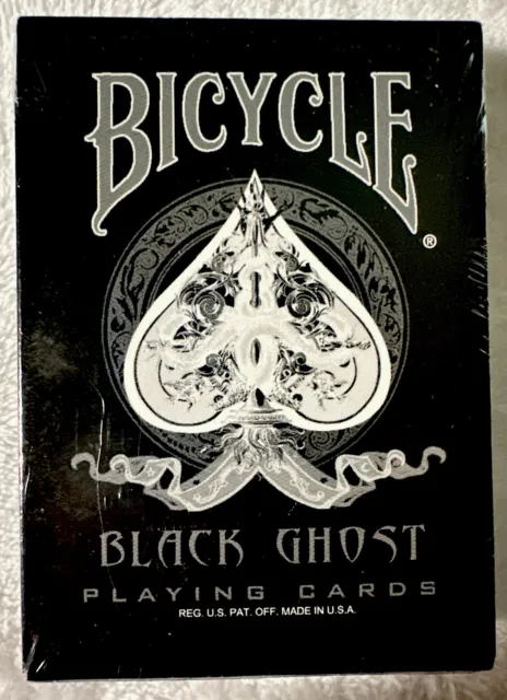 Bicycle Black Ghost Playing Cards 1st Edition New (Please View All 24 Photos)