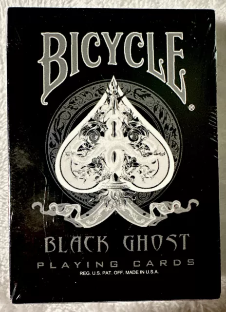 BICYCLE BLACK GHOST Playing Cards 1st Edition New Please View All 24 Photos 175.00 PicClick