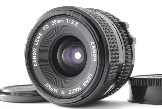 [Nuevo como nuevo] Lente gran angular Canon Nuevo FD NFD 28 mm f2,8 MF para AE-1 F-1 de JAPÓN