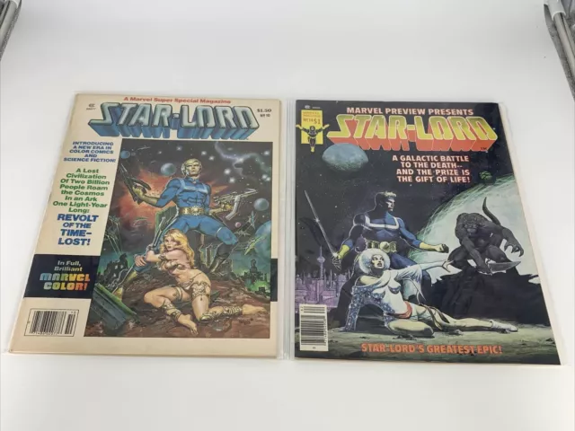 MARVEL PREVIEW 14, Super Special 10, Star Lord Magazine Comic Bronze VF Guard