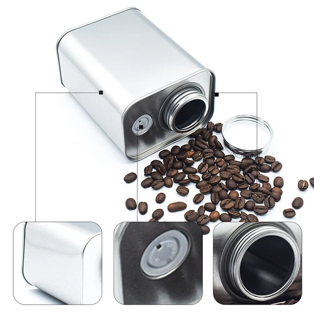 LOCK CAN AIRTIGHT Coffee Bean Container Storage Box Sealed Jar Tea