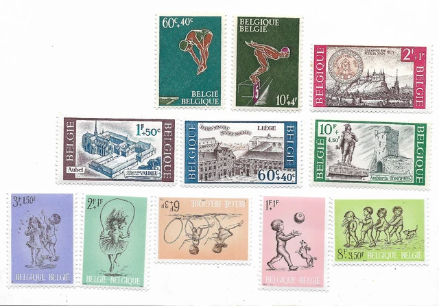 1966 - 1372/1373 + 1385/1388 + 1399/1403 MNH - Livraison 0€ dès 5 lots groupés