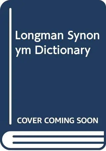 Longman Synonym Dictionary by Unnamed Hardback Book The Cheap Fast Free Post
