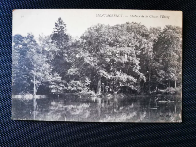 CPA 95 MONTMORENCY - Château de la Chasse - L'Etang