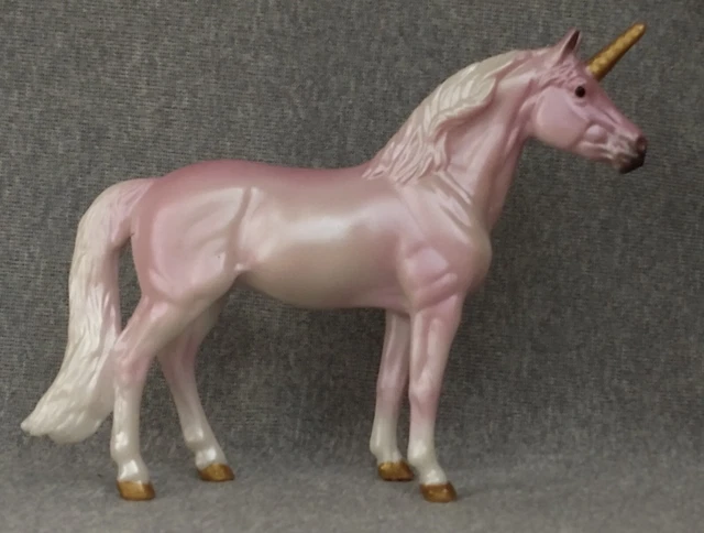 Breyer Stablemate Soft Creamy Pink Unicorn G5 Warmblood Mare Horse mold